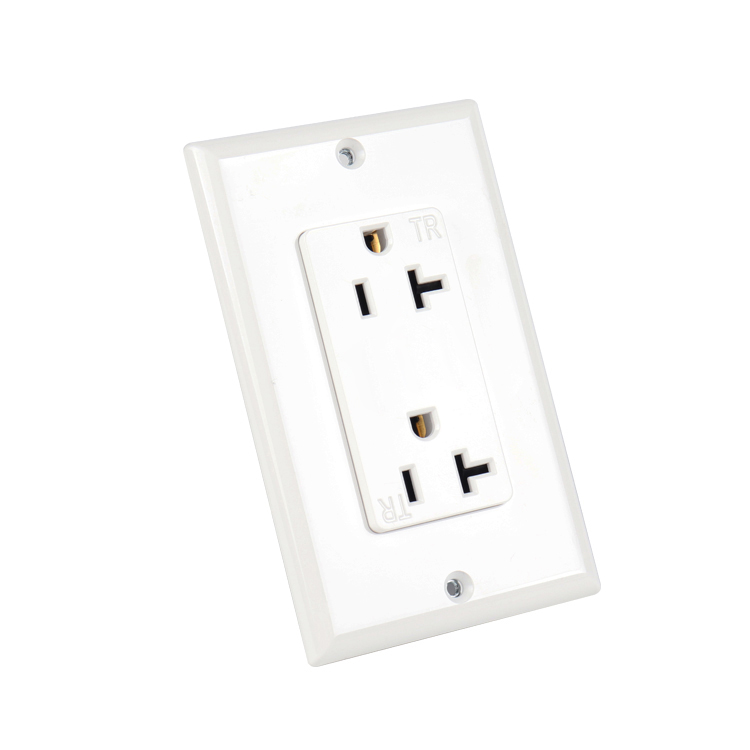 20A Duplex US Wall Outlet with TR Buy 20A Duplex US Wall Outlet with